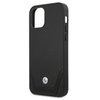 BMW odinis perforuotas dėklas iPhone 12/12 Pro – juodas -- iPhone 12