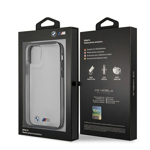 BMW Sandblast dėklas iPhone 12 mini – skaidrus -- iPhone 12 Mini