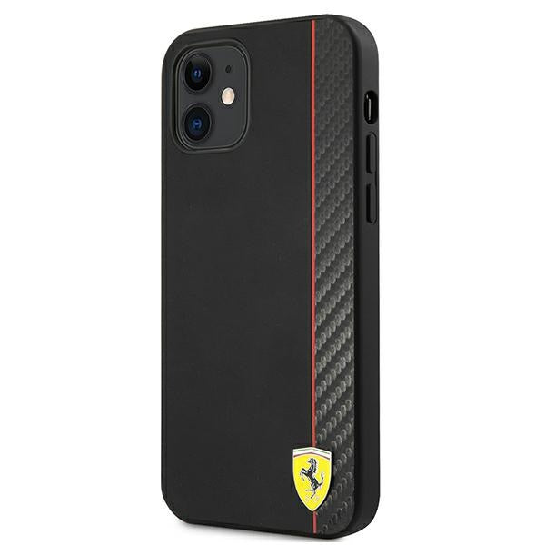 Ferrari hardcase dėklas iPhone 12 mini – juodas -- iPhone 12 Mini
