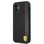 Ferrari hardcase dėklas iPhone 12 mini – juodas -- iPhone 12 Mini
