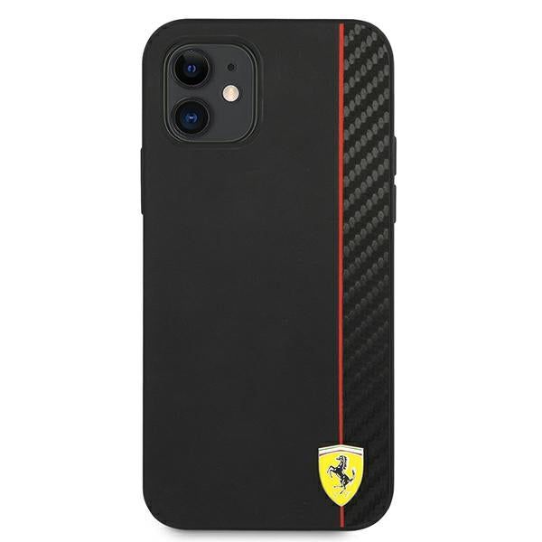 Ferrari hardcase dėklas iPhone 12 mini – juodas -- iPhone 12 Mini