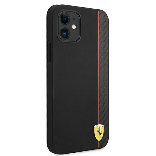 Ferrari hardcase dėklas iPhone 12 mini – juodas -- iPhone 12 Mini