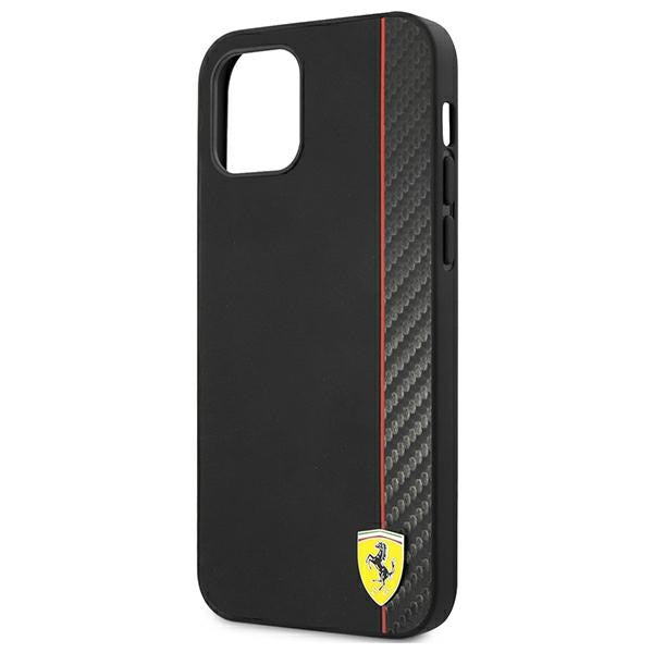 Ferrari hardcase dėklas iPhone 12 mini – juodas -- iPhone 12 Mini