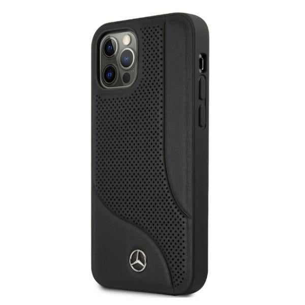 Mercedes-Benz odinis dėklas iPhone 12 Pro Max – juodas -- iPhone 12 Pro Max