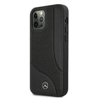 Mercedes-Benz odinis dėklas iPhone 12 Pro Max – juodas -- iPhone 12 Pro Max