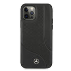 Mercedes-Benz odinis dėklas iPhone 12 Pro Max – juodas -- iPhone 12 Pro Max