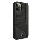 Mercedes-Benz odinis dėklas iPhone 12 Pro Max – juodas -- iPhone 12 Pro Max