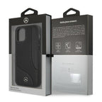 Mercedes-Benz odinis dėklas iPhone 12 Pro Max – juodas -- iPhone 12 Pro Max