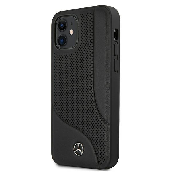 Mercedes-Benz odinis dėklas iPhone 12 mini – juodas -- iPhone 12 Mini
