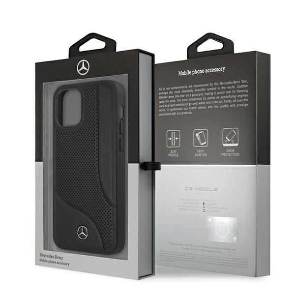 Mercedes-Benz odinis dėklas iPhone 12 mini – juodas -- iPhone 12 Mini