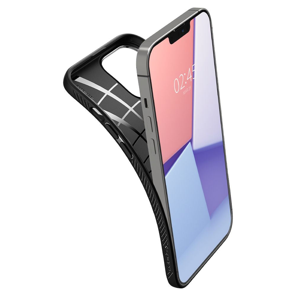 Spigen Liquid Air dėklas iPhone 13 Pro – juodas
