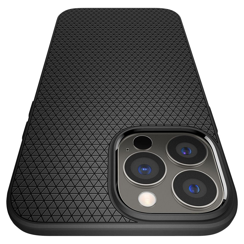 Spigen Liquid Air dėklas iPhone 13 Pro – juodas