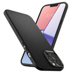 Spigen Liquid Air dėklas iPhone 13 Pro – juodas
