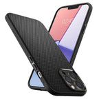 Spigen Liquid Air dėklas iPhone 13 Pro – juodas