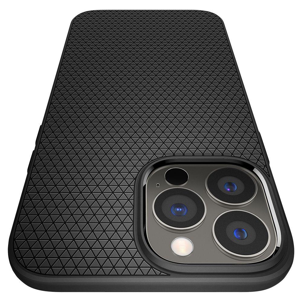 Spigen Liquid Air dėklas iPhone 13 Pro – juodas