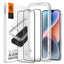 Spigen AlignMaster stiklas iPhone 13/14/16e – juodas (2 vnt.)