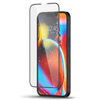 Spigen Glass FC grūdintas stiklas iPhone 13/13 Pro/14/16e – juodas