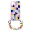 Color Chain Case gel lankstus elastingas dėklo dangtelis su grandinės pakabuku iPhone 8 Plus / iPhone 7 Plus multicolour...