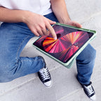 Stand Tablet Case Smart Cover dėklas, skirtas iPad Pro 12.9 '' 2021/2020 su stovo funkcija green