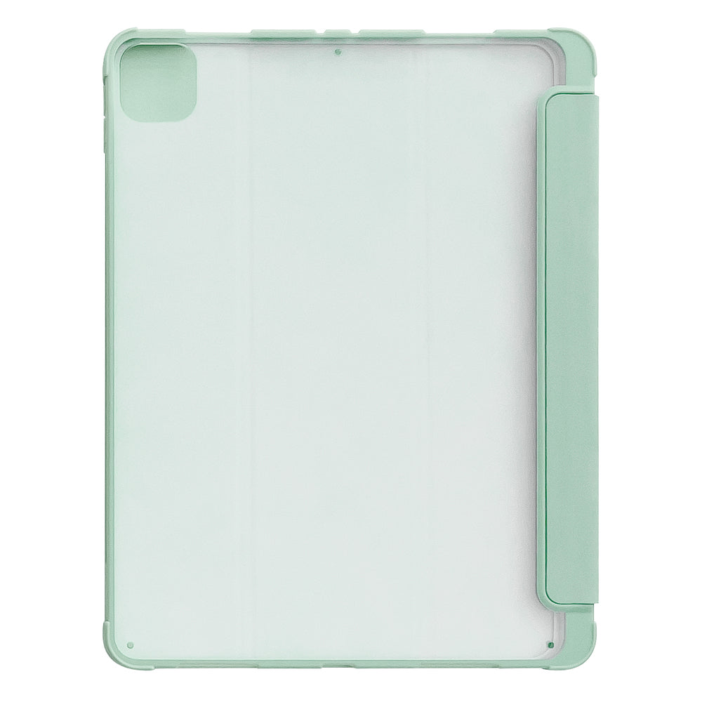 Stand Tablet Case Smart Cover dėklas, skirtas iPad Pro 12.9 '' 2021/2020 su stovo funkcija green