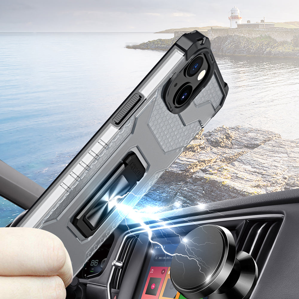 Dėklas su žiedu iPhone 12 mini – juodas -- iPhone 12 Mini