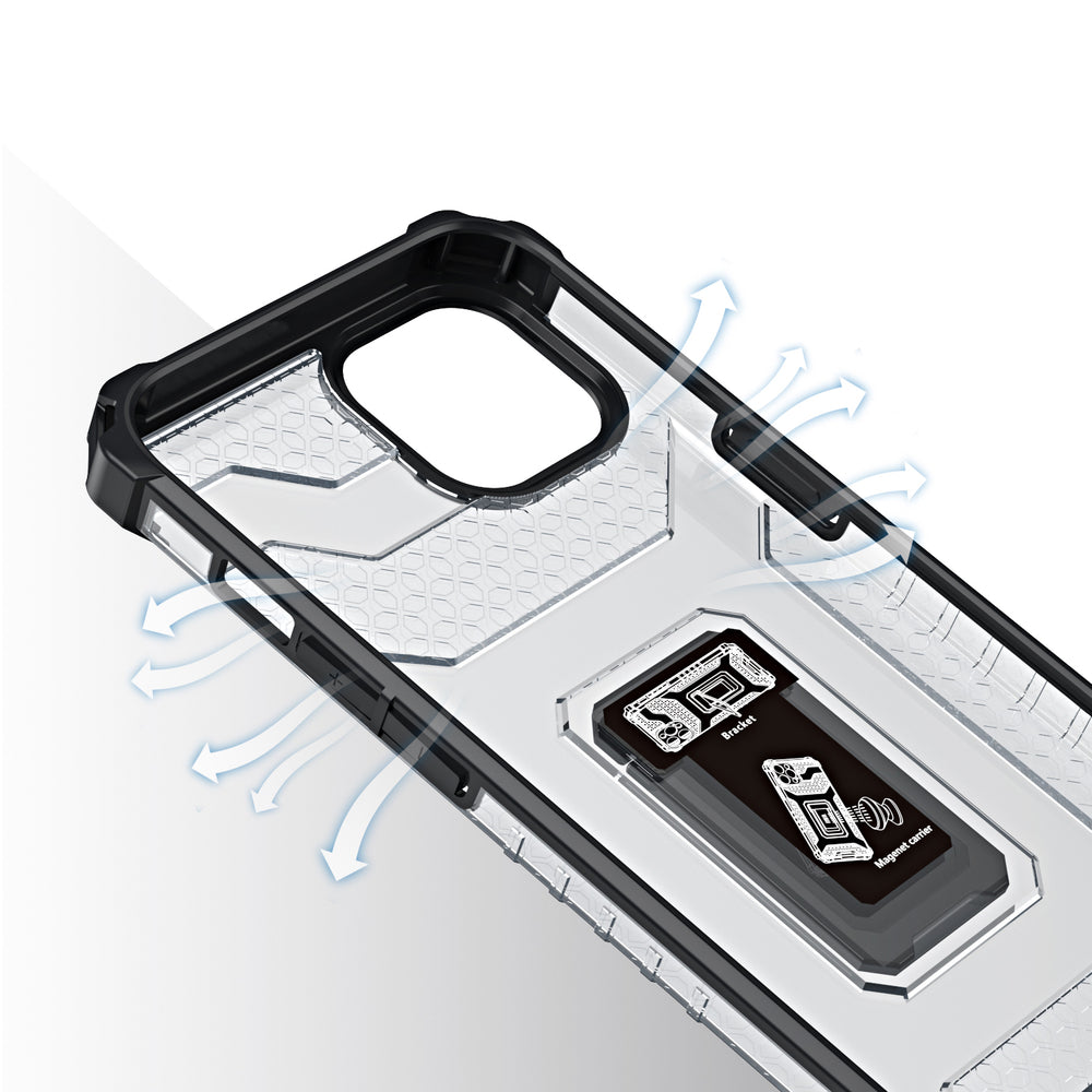 Dėklas su žiedu iPhone 12 mini – juodas -- iPhone 12 Mini