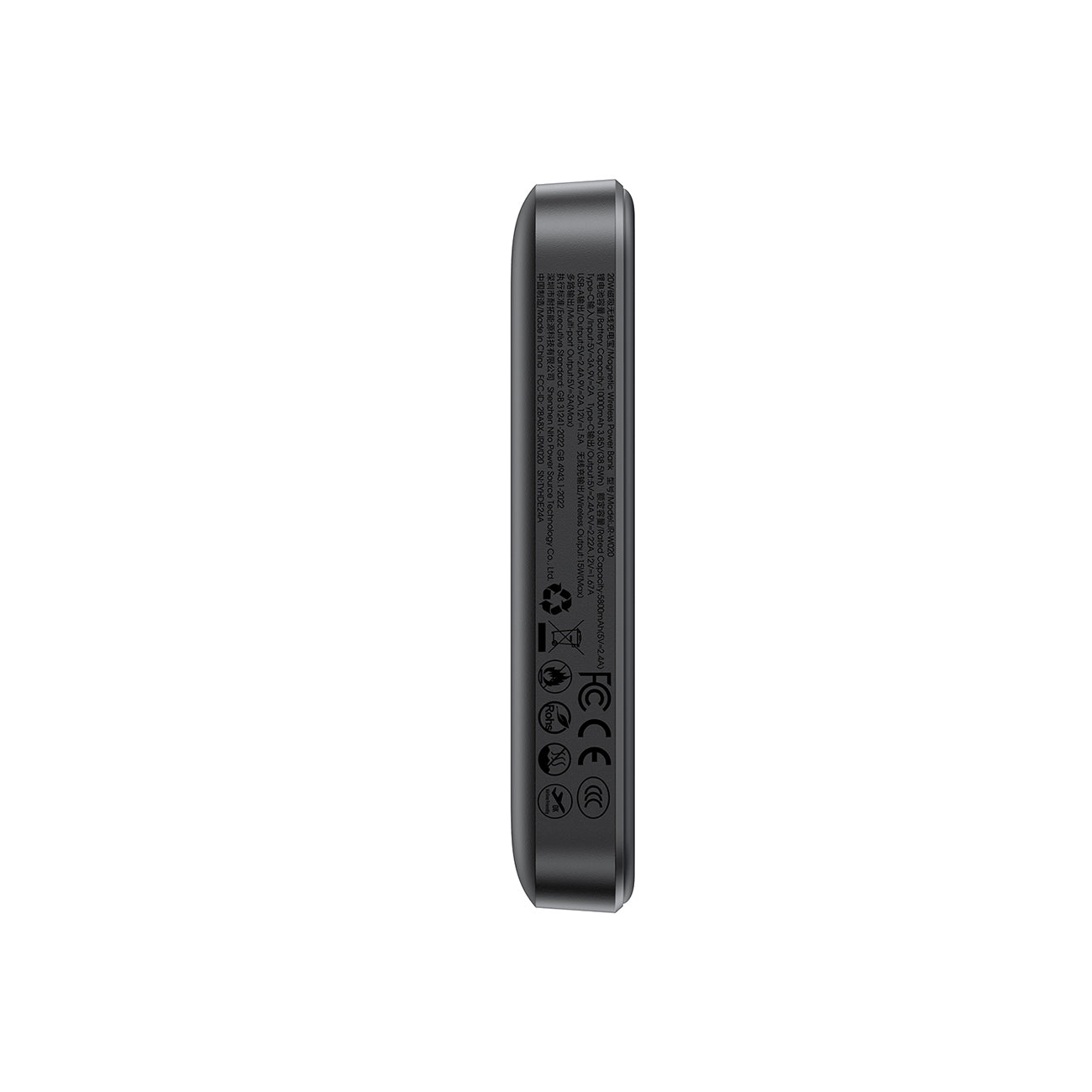 Joyroom JR-W020 išorinė baterija 20W 10000mAh MagSafe + USB-C - USB-C laidas 0.25m - juoda
