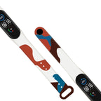 Strap Moro apyrankė Xiaomi Mi Band 3 / 4 silikoninė dirželio laikrodžio apyrankė 8 raštas -- Xiaomi Mi Band 3 / Xiaomi Mi...