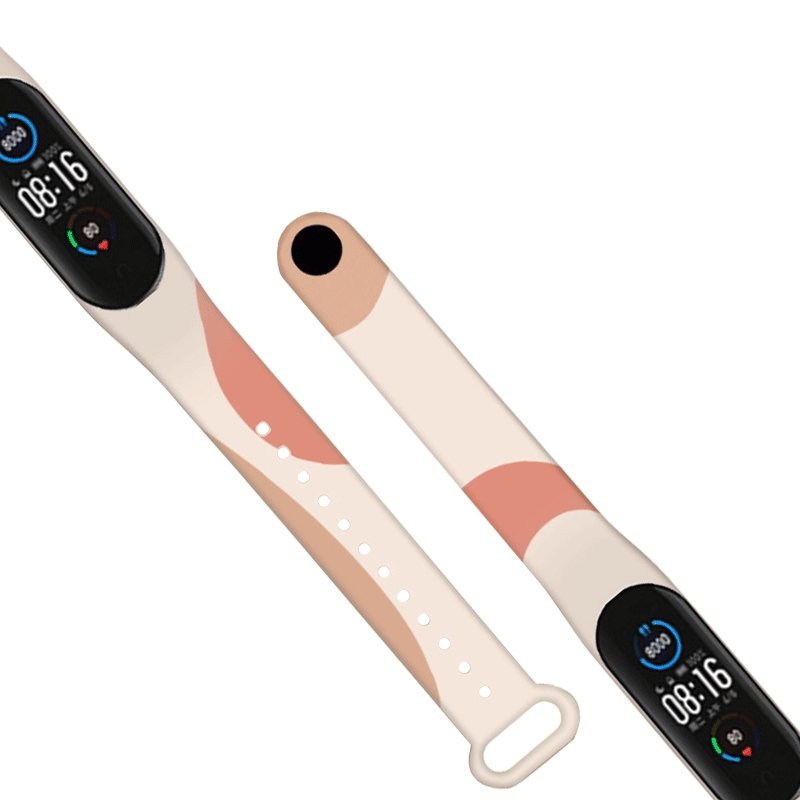Strap Moro juosta Xiaomi Mi Band 5 / 6 silikoninė laikrodžio apyrankė raštas 6 -- Xiaomi Mi Band 5 / Xiaomi Mi Band 6