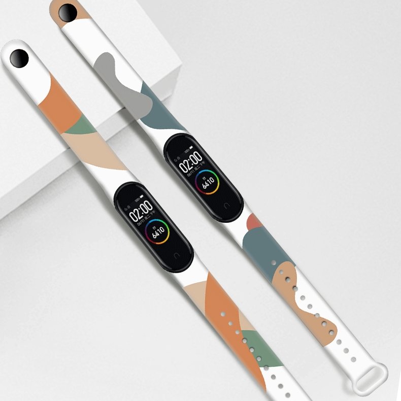 Strap Moro dirželis Xiaomi Mi Band 5 / 6 silikoninė apyrankė laikrodžiui raštas 13 -- Xiaomi Mi Band 5 / Xiaomi Mi Band 6