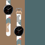 Strap Moro skirtas Samsung Galaxy Watch 40 / 41 / 42 / 43 / 44 mm silikoninis apyrankės laikrodžio dirželis - raštas 2 --...