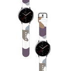 Strap Moro, skirtas Samsung Galaxy Watch 40 / 41 / 42 / 43 / 44 mm silikoninis apyrankės laikrodžio dirželis - 9 raštas...