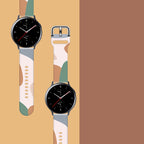 Strap Moro, skirtas Samsung Galaxy Watch 40 / 41 / 42 / 43 / 44 mm silikoninis apyrankės laikrodžio dirželis - 11 raštas...