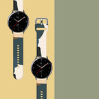 Strap Moro, skirtas Samsung Galaxy Watch 40 / 41 / 42 / 43 / 44 mm silikoninis apyrankės laikrodžio dirželis - 13 raštas...