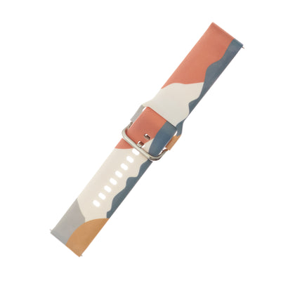Strap Moro Samsung Galaxy Watch 40 / 41 / 42 / 43 / 44 mm silikoninis apyrankės laikrodžio dirželis - raštas 15 --...
