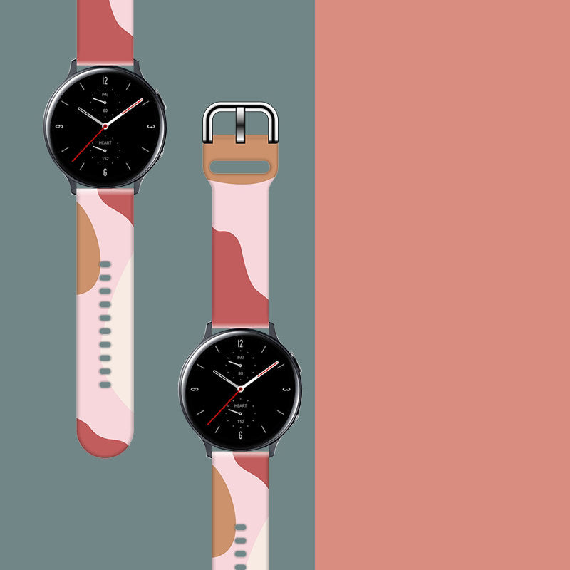 Strap Moro dirželis Samsung Galaxy Watch 45 / 46 / 47 mm – silikoninė apyrankė – raštas 12 -- Samsung Galaxy Watch 45/46/47mm