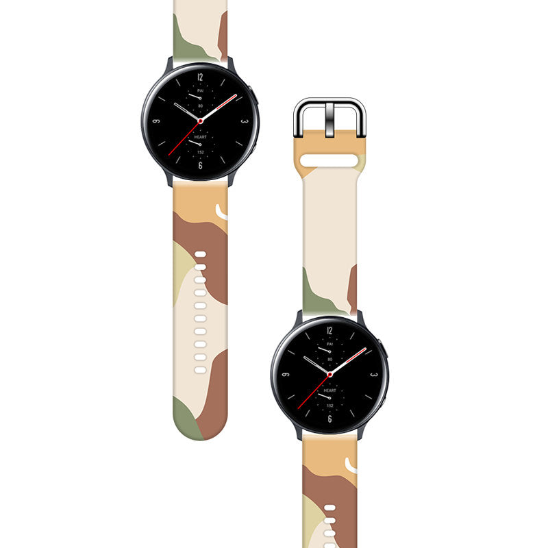 Strap Moro dirželis Samsung Galaxy Watch 45 / 46 / 47 mm – silikoninė apyrankė – raštas 16 -- Samsung Galaxy Watch 45/46/47mm