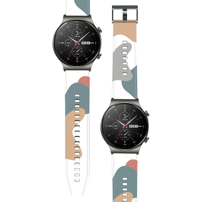 Strap Moro dirželis Huawei Watch GT2 Pro silikoninis apyrankės laikrodžio dirželis, 3 raštas -- Huawei Watch GT2 Pro