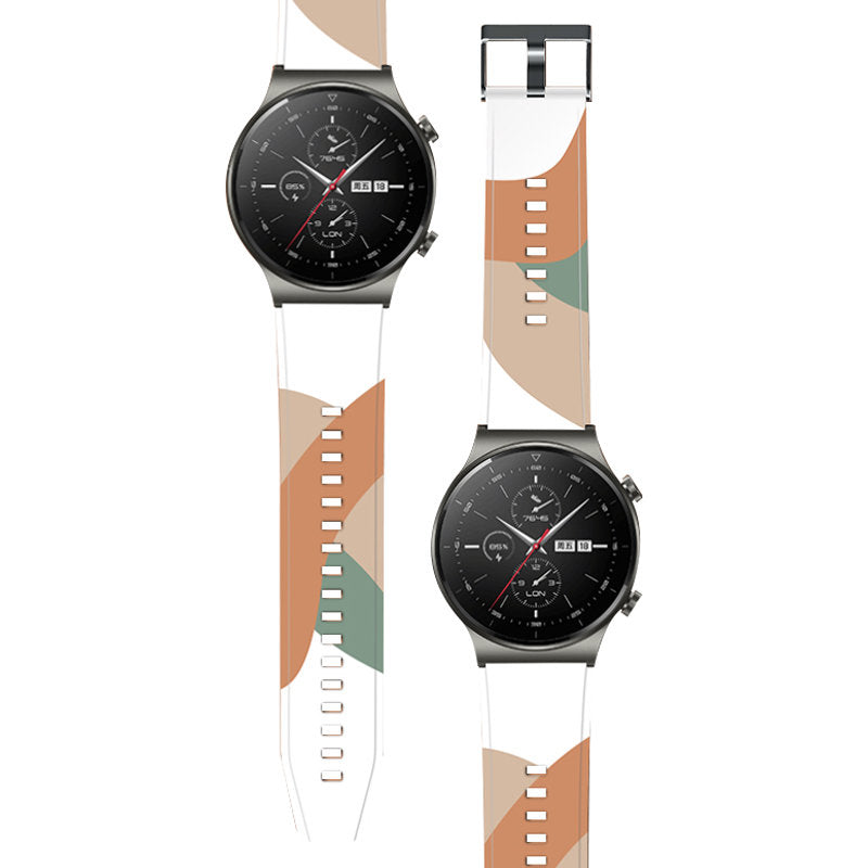 Strap Moro dirželis Huawei Watch GT2 Pro silikoninis apyrankės laikrodžio dirželis, 4 raštas -- Huawei Watch GT2 Pro