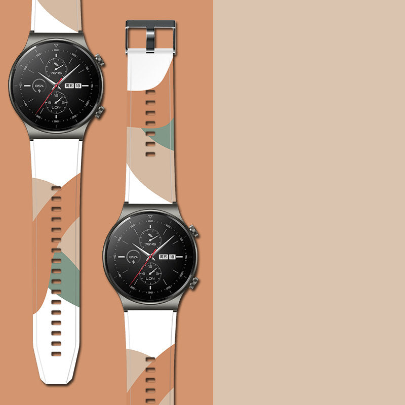 Strap Moro dirželis Huawei Watch GT2 Pro silikoninis apyrankės laikrodžio dirželis, 4 raštas -- Huawei Watch GT2 Pro