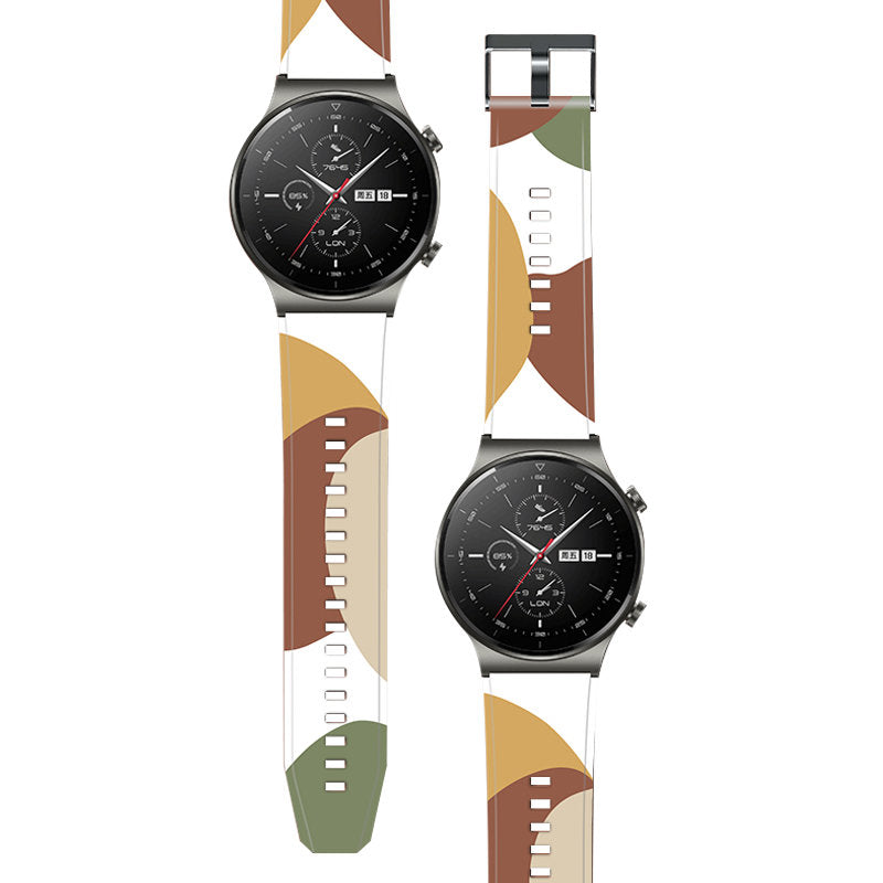Strap Moro dirželis Huawei Watch GT2 Pro silikoninis apyrankės laikrodžio dirželis, 5 raštas -- Huawei Watch GT2 Pro