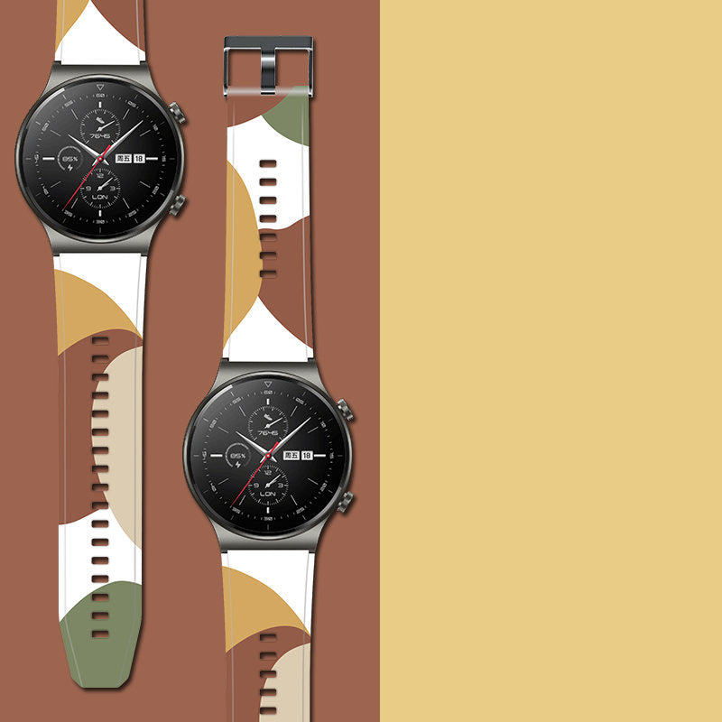 Strap Moro dirželis Huawei Watch GT2 Pro silikoninis apyrankės laikrodžio dirželis, 5 raštas -- Huawei Watch GT2 Pro