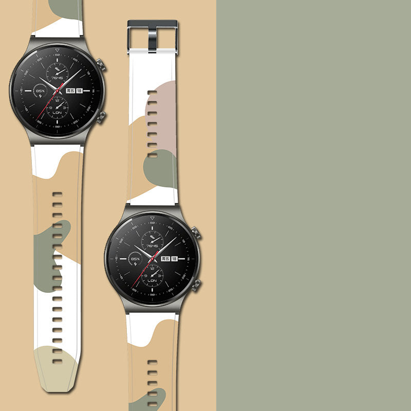 Strap Moro dirželis Huawei Watch GT2 Pro silikoninė laikrodžio apyrankė 7 raštas -- Huawei Watch GT2 Pro