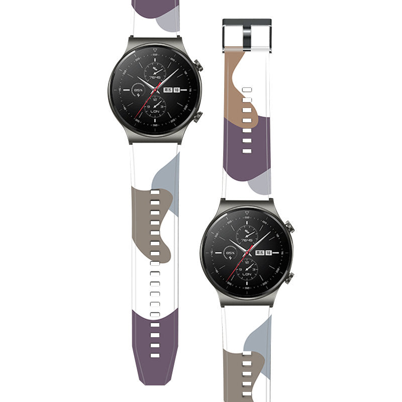 Strap Moro dirželis Huawei Watch GT2 Pro silikoninė laikrodžio apyrankė 10 raštas -- Huawei Watch GT2 Pro
