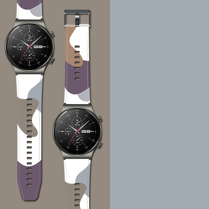 Strap Moro dirželis Huawei Watch GT2 Pro silikoninė laikrodžio apyrankė 10 raštas -- Huawei Watch GT2 Pro