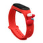 Strap Xmas Xiaomi Mi Band 3 / 4 kalėdinis silikoninis dirželis su kojine - raudona -- Xiaomi Mi Band 3 / Xiaomi Mi Band 4