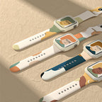 Silikoninė Apyrankė Strap Moro Apple Watch 42 / 44 / 45 / 49 mm - 1 Raštas -- Apple Watch
