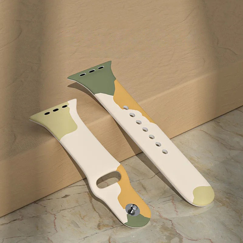Silikoninis dirželis Strap Moro laikrodžiui Apple Watch 42 / 44 / 45 / 49 mm - 6 raštas -- Apple Watch