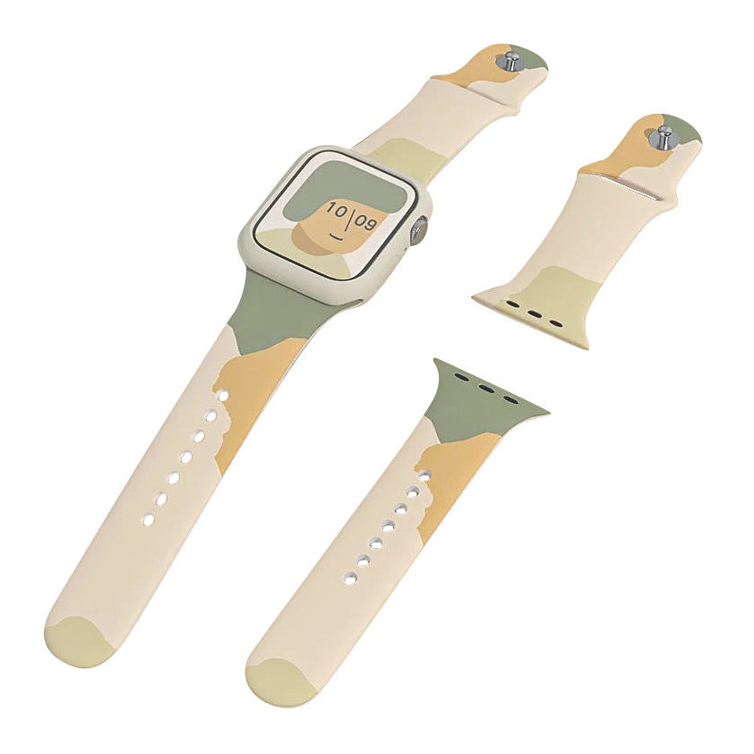 Silikoninis dirželis Strap Moro laikrodžiui Apple Watch 42 / 44 / 45 / 49 mm - 6 raštas -- Apple Watch