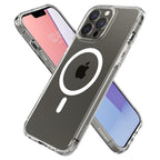 Spigen Ultra Hybrid MagSafe dėklas iPhone 13 Pro – baltas